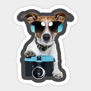 Camera Dog - Say Cheese! Sticker